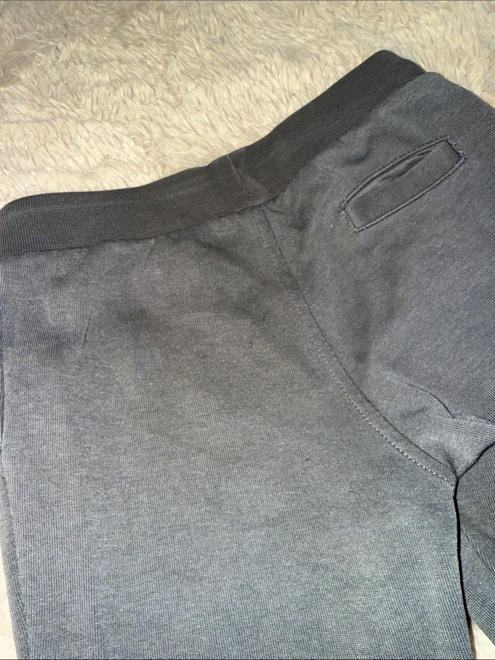 Polo Ralph Lauren Boys Dark Gray Drawstring Joggers with Navy Blue Pony 3t - Picture 5 of 7